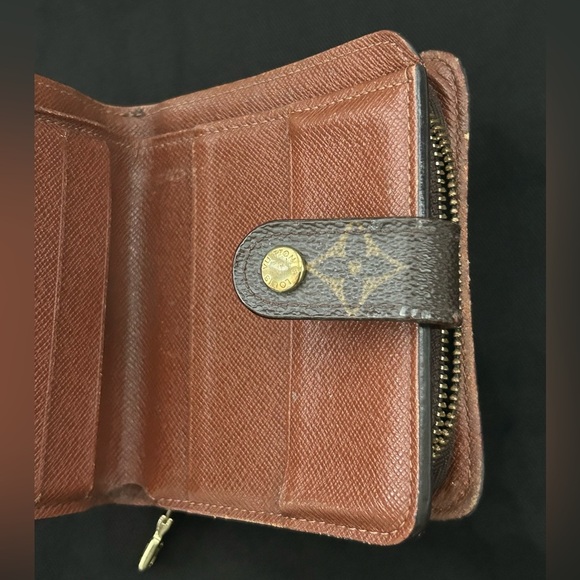 Louis Vuitton Monogram Compact Zippy Wallet MI0062 2002 France Vintage Authentic - Picture 4 of 10